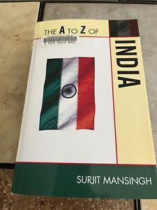 The a to Z of India by Surjit Mansingh (2010, Trade)