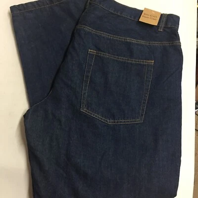 NEW REDHEAD FLEECE LINED Pants Blue Jeans Relaxed Fit Straight Size 42x32 - Image 1 of 4