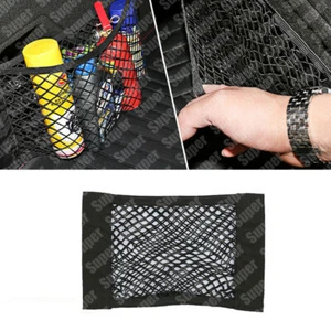 Car Rear Seat Back Side Trunk Cargo Net Organizer Cage Storage Pocket Bag Mesh - Picture 1 of 12
