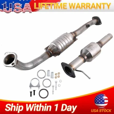 For Toyota Highlander 2.7L Front & Rear Catalytic Converter 2009-2013 Direct Fit Foto 1 de 4