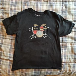 Drum Set T-shirt Size Large - Picture 1 of 3