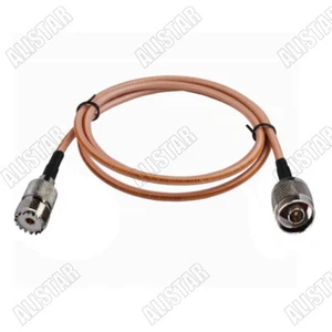 3FT N-Type Male to SO239 UHF Female Connector Adapter RF Pigtail Cable RG400 1M - Picture 1 of 3