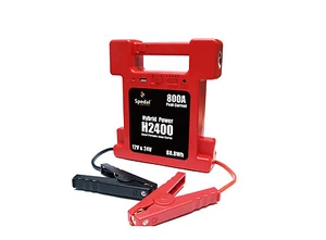 Heavy Duty Battery Jump Starter Super Compact 26000mAh 12/24V switchable w/Lamp - Picture 1 of 8