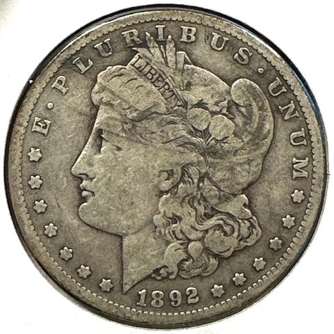1892-S $1 Morgan Silver Dollar, BETTER DATE! (73670) Cover