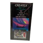 VINTAGE 1997 CREATEX VHS Intro to Air Brushing Comment commencer Air Broshing scellé dans son emballage d'origine