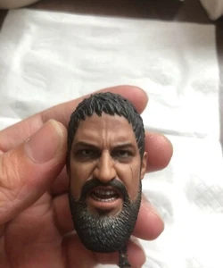 1/6 Head Sculpt Figure Hot Toys HT MMS114 King Leonidas Collectible Accessories - Picture 1 of 6
