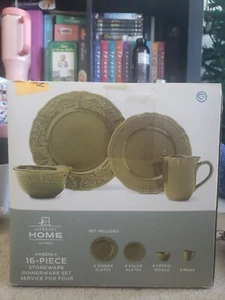 Stoneware Dinner Set  16 Piece (Brand New) - Picture 1 of 2