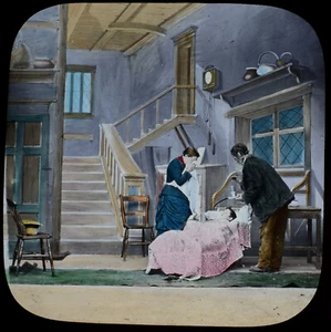 FOTO DE HISTORIA VICTORIANA LITTLE JIM NO5 C1885 Linterna Mágica Diapositiva HISTORIA SOCIAL - Imagen 1 de 3