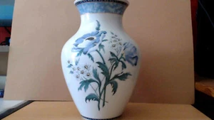  Vase Kaiser Porzellan, Weiß/ Blumen, Dekor  Silvana  24 cm - Bild 1 von 6