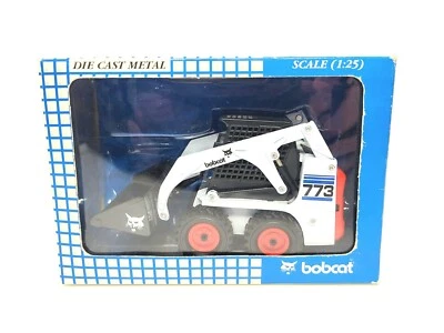 Bobcat 773 Blue Skid-Steer Loader - Wan Ho 1:25 Scale Diecast Model #6724381 New - Image 1 of 4