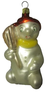 CHRISTOPHER RADKO 92-061-0 Sloopy Snowman Early Years Christmas ORNAMENT Red Hat - Picture 1 of 6