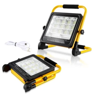 LED Batería Inundador Faro de Trabajo 50W-100W Foco de Construcción Lámpara Solar Luz Exterior - Imagen 1 de 8