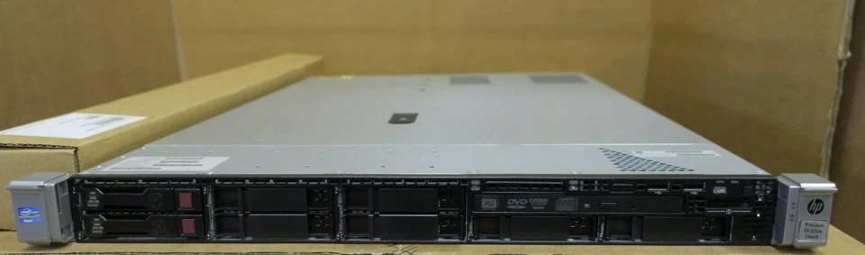 HP ProLiant DL320e GEN8 675598-B21 E3-1240v2 8GB P420 RAID 2x300GB SAS 1U Server - Image 1 of 1