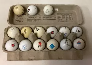 Lote 15 Pelotas de Golf Campo de Golf, Club y Torneo, Masters, Publicidad Patrocinada - Imagen 1 de 10