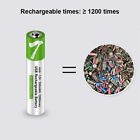 New AAA AA  Battery rechargeable usb  Save money more then 1200 circles