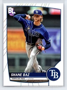 2023 Topps Big League Shane Baz #123    Tampa Bay Rays - Picture 1 of 2