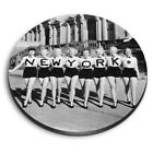 Round Mdf Magnets   Vintage New York Ladies America 46400