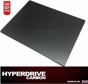 Carbon Fibre Sheet 3k Rigid 100% Carbon Matte Plain 1,2,3,4,5mm UK Supplier - Picture 1 of 8