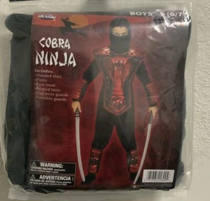 ⚡️Fun World Boys Cobra Ninja Halloween Costume (Small 6/7) - Picture 1 of 3