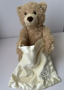 Baby Gund Peek-A-Boo Animated Stuffed Vintage Bear - Picture 1 of 6