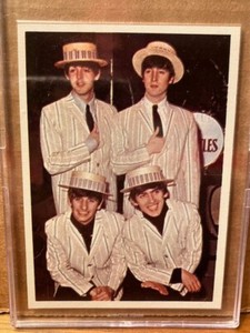 The BEATLES - 1964 TOPPS  Color Card #31 -  EX/M- condition  Lennon McCartney