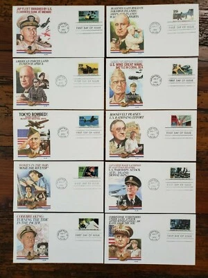 US 2765 A-J 1992 FDI Fleetwood Chris Calle Actor & NASA Artist Cachet Lot of 10 - Image 1 of 4