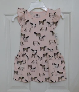 NWT Tea Collection Flutter Sleeve Wild Horses Pocket Dress sz 4 - Picture 1 of 1
