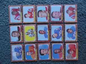 1966 TOPPS FOOTBALL PARTIAL COMPLETE SET LOT(65/132)w/STARS,RC's,CHECKLIST - Picture 1 of 6