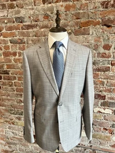 Tuta TIGLIO LUXE NUOVA CON ETICHETTE 2 bottoni grigio chiaro con risvolto e tacca taglia 46R - Foto 1 di 6