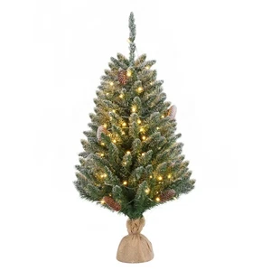 Mini Weihnachtsbaum 90cm mit LED Beleuchtung klein Künstlicher Tannenbaum Garten - Bild 1 von 8