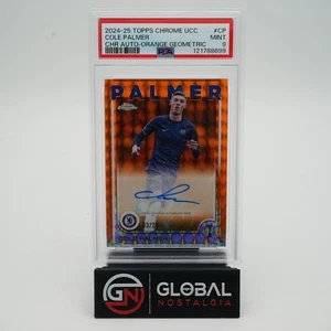 Cole Palmer 2024-25 Topps Chrome UCC Orange Geometric #CP /25 PSA 9 - Picture 1 of 2