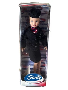 New Sindy Doll Lmtd Ed Brisitsh Airways Airline Cabin Crew Doll Box Uniform - Picture 1 of 8