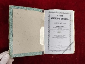 NEUES UNIVERSAL GEOMETER. JOSÉ FRANCISCO SOLER. BARCELONA. IMP. JEPÚS. 1858. - Bild 1 von 5