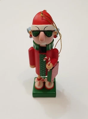 Vintage Hallmark Maxine Adorno de Navidad 2000 Divertido Cascanueces Humor Foto 1 de 4