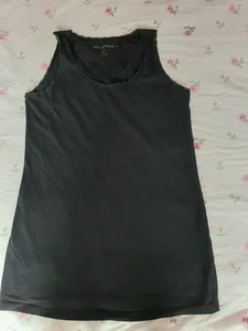 Umstandsmode Umstands-Shirt H&M Gr M 38 Schwarz Spitze Tanktop - Bild 1 von 4