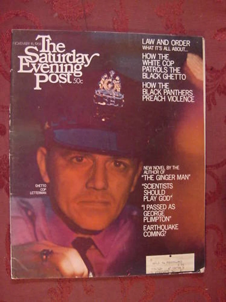Saturday Evening POST November 16 1968 LAW and ORDER ALAN ALDA - Image 1 of 1