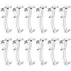 12 Pack Blind Clips 2.5 inch  Blinds Parts Replacements Clear for Vertical