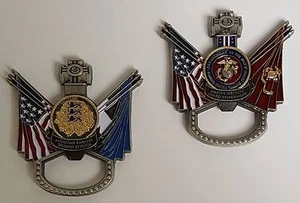 USMC Marine Security Guard Det MSG-Det US Botschaft Tallinn Estland Flaschenöffner - Bild 1 von 4