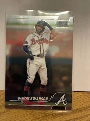 2022 Topps Stadium Club Chrome Dansby Swanson #169 Braves - Image 1 of 2