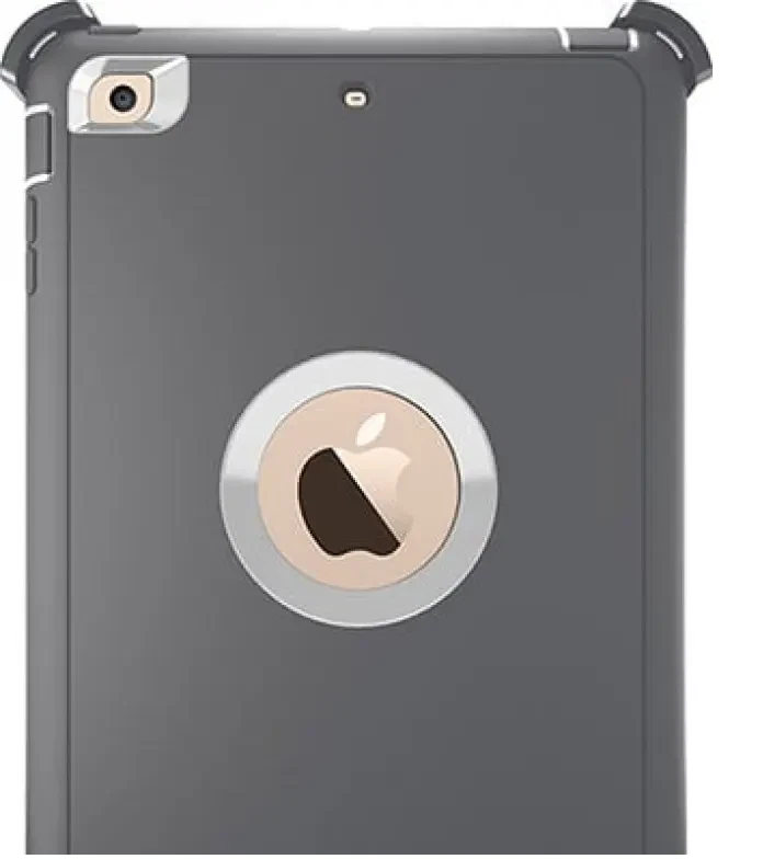 Case For iPad Mini 1 7.9'  2013 Otterbox Defender Series With Stand - Gray White - Image 1 of 1