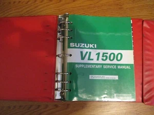 Genuino Suzuki Manual de Servicio Suplementario VL 1500 99501-39550-03E - Imagen 1 de 1