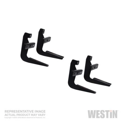 Kit de montaje de estribo Westin para Dodge Ram 1500 2002-2008 cabina y media - negro - con Foto 1 de 3