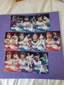 2017 TOPPS UNTOUCHABLES BASEBALL CARDS 10 CARD LOT - Picture 1 of 1