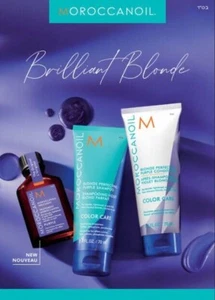 Moroccanoil Purple Discovery Kit, Brilliant Blonde , A Three Piece Haircare set - Picture 1 of 8