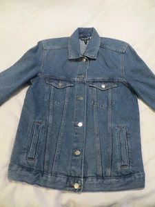  H&M Blue Denim Jeansjacke Damen Gr. 2 - Bild 1 von 6