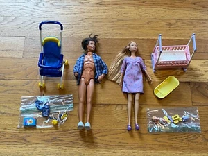 Alan/Ken? and Midge Happy Family Figures with Accessories - Picture 1 of 12