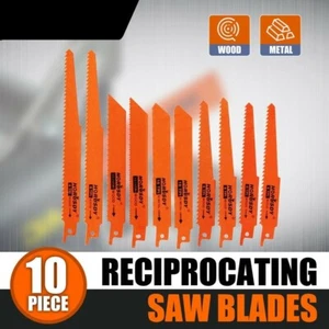 10X TOP QUALITY HORUSDY RECIPROCATING SAW BLADES MAKITA BOSCH OZITO AEG MILWAKEE - Picture 1 of 1