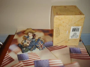 Boyds Bears Yesterday's Child Dollstone Betsy mit Edmund The Patriots - Bild 1 von 8