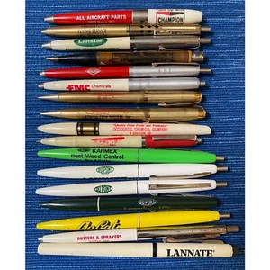 Lote Publicitario Pluma De Colección Crop Dust Chemical Ag Aircraft 971A - Imagen 1 de 1
