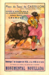 CASTELLON ( E ) PROGRAMME PLAZA DE TOROS 1956 - Imagen 1 de 3